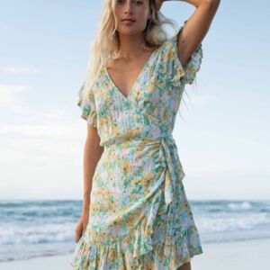 Billabong Wrap and Roll Woven Mini Dress size SM NWOT